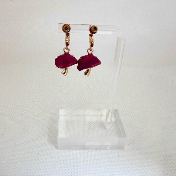 Mushroom Star Charm Dangle Fashion Earrings Jewelry New Gift Whimsical Cute - Picture 5 of 8